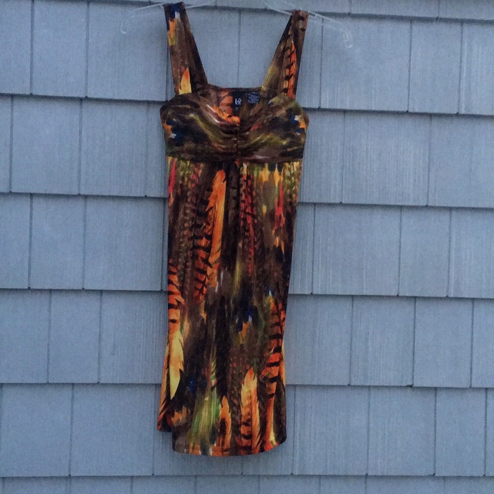 Warm color Mini Dress